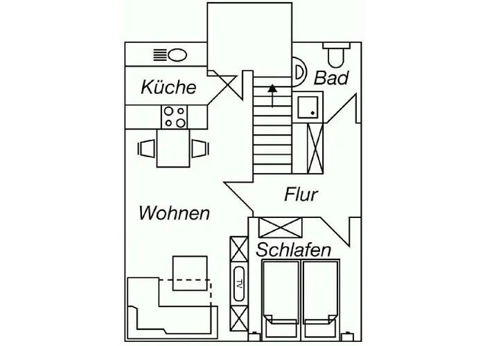 Apartment Pematra Unterm Dach